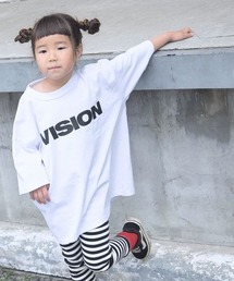 LOWRYS FARM | ＶＩＳＩＯＮロゴＴシャツ　191962(Tシャツ/カットソー)