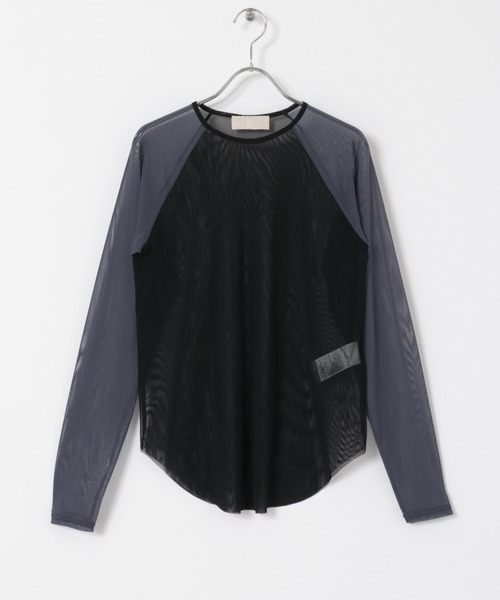 tシャツ R JUBILEE　SHEER NET BASEBALL T-SHIRTS レディース R JUBILEE tシャツ JUBILEE SHEER NET BASEBALL T-SHIRTS
