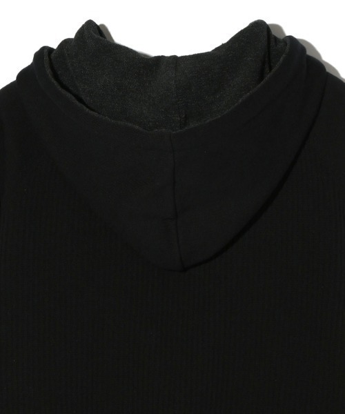 DENHAM TECH KNIT HOODIE BLACK ジップパーカー XL DENHAM（デンハム）の「DENHAM/デンハム/TECH HOODY（パーカー
