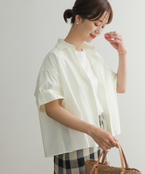 URBAN RESEARCH DOORS(アーバンリサーチドアーズ)の「アステックスコットンミディシャツ(シャツ/ブラウス・レディース・オレンジ/アイボリー・MEDIUM)」の15枚目の写真