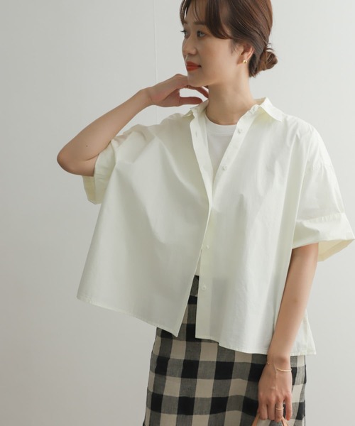 URBAN RESEARCH DOORS(アーバンリサーチドアーズ)の「アステックスコットンミディシャツ(シャツ/ブラウス・レディース・オレンジ/アイボリー・MEDIUM)」の19枚目の写真