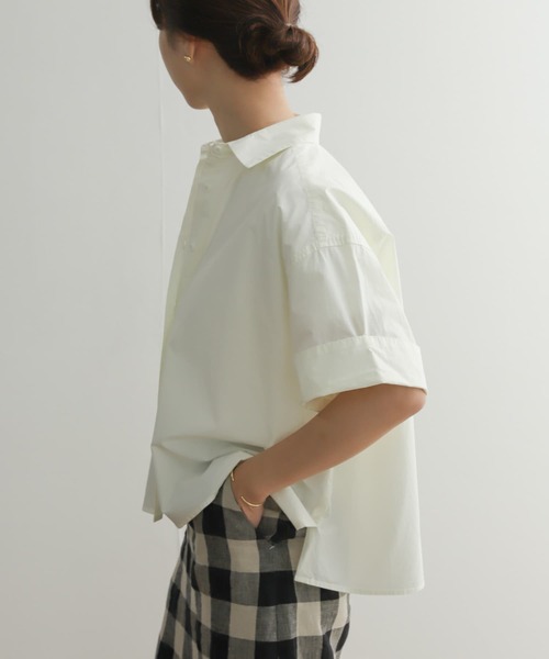 URBAN RESEARCH DOORS(アーバンリサーチドアーズ)の「アステックスコットンミディシャツ(シャツ/ブラウス・レディース・オレンジ/アイボリー・MEDIUM)」の12枚目の写真