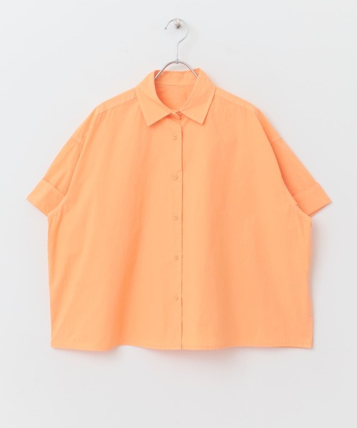 URBAN RESEARCH DOORS(アーバンリサーチドアーズ)の「アステックスコットンミディシャツ(シャツ/ブラウス・レディース・オレンジ/アイボリー・MEDIUM)」の6枚目の写真