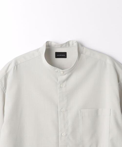 green label relaxing(グリーンレーベルリラクシング)の「TW ウォッシャブルトロ バンドカラー プルオーバー シャツ -ストレッチ・防シワ-(シャツ/ブラウス・メンズ・オレンジ/ロイヤルブルー/ライトグレー・L/M/S/XL)」の20枚目の写真