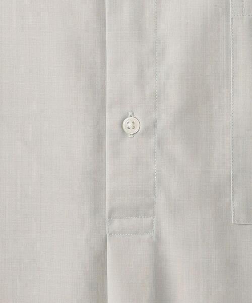 green label relaxing(グリーンレーベルリラクシング)の「TW ウォッシャブルトロ バンドカラー プルオーバー シャツ -ストレッチ・防シワ-(シャツ/ブラウス・メンズ・オレンジ/ロイヤルブルー/ライトグレー・L/M/S/XL)」の21枚目の写真