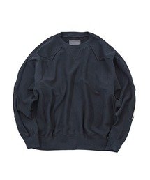 【The Letters / ザレターズ】WESTERN CUT OUT NECK SWEAT SHIRTS