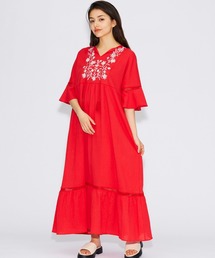 FOREVER 21 | 刺繍ボヘミアンワンピース(ワンピース)