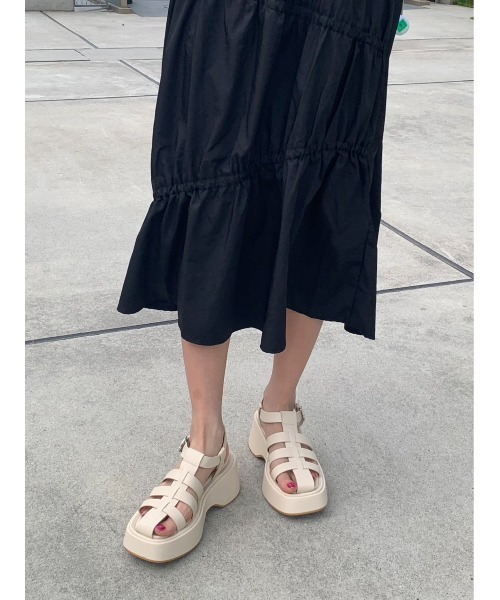 ALAND（エーランド）の「グルカサンダル 2198601（サンダル・レディース・ブラック/ホワイト・LARGE/SMALL/MEDIUM）」の18枚目の写真