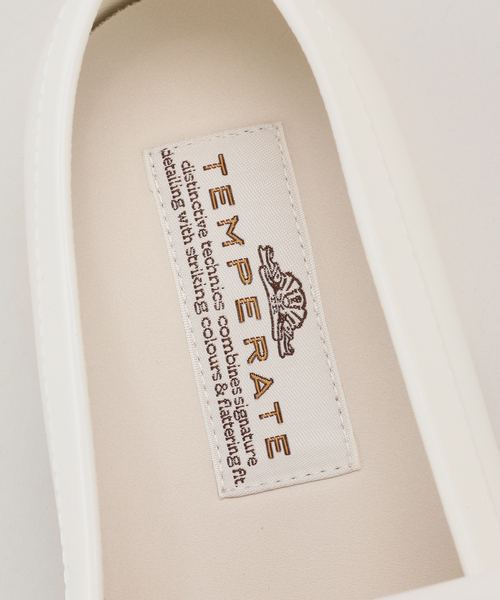TEMPERATE(テンパレイト)の「【TEMPERATE/テンパレイト】 PVCタッセルローファー(レインシューズ・レディース・ホワイト・38/39/37)」の12枚目の写真