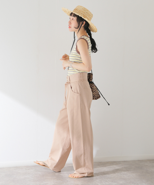 Casselini（キャセリーニ）の「《追加》【Casselini/キャセリーニ】スカシナミナミハット（ハット・レディース・ブラック/ベージュ・FREE）」の5枚目の写真