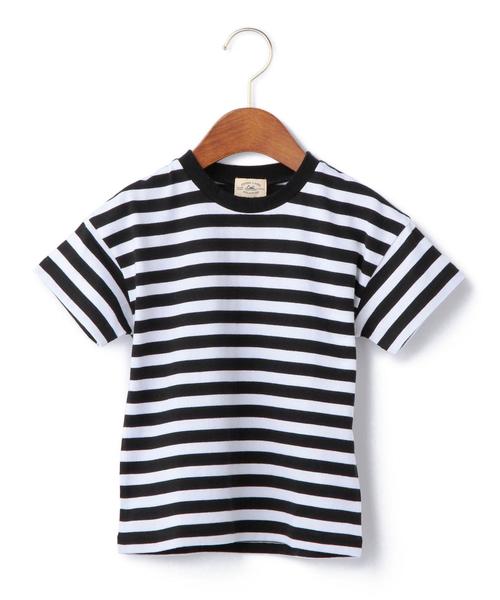 green label relaxing(グリーンレーベルリラクシング)の「【KIDS】B×W サキゾメボーダー2◆(Tシャツ/カットソー・キッズ・その他1・95/105/115/125/135)」の1枚目の写真