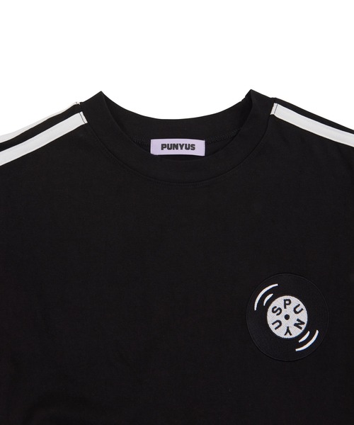 PUNYUS（プニュズ）の「サイドラインレコードＴシャツ（Tシャツ/カットソー・レディース・ブラック/サックスブルー/イエロー・1/2/3/4）」の22枚目の写真