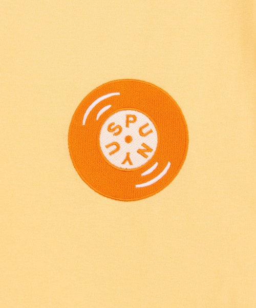 PUNYUS（プニュズ）の「サイドラインレコードＴシャツ（Tシャツ/カットソー・レディース・ブラック/サックスブルー/イエロー・1/2/3/4）」の19枚目の写真