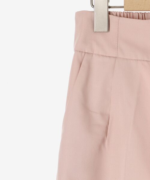 MAJESTIC LEGON（マジェスティックレゴン）の「ハイウエストスラックスパンツ（スラックス・レディース・ブラック/ピンク/アイボリー・MEDIUM/SMALL）」の5枚目の写真