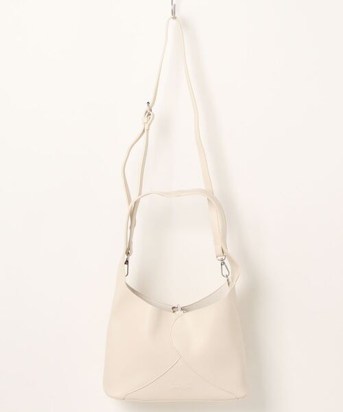BarcosBlue（バルコスブルー）の「【BarcosBlue/バルコスブルー】シンプルデザイン2wayハンドバッグ（ハンドバッグ・レディース・ホワイト/ベージュ・ONE SIZE）」の13枚目の写真