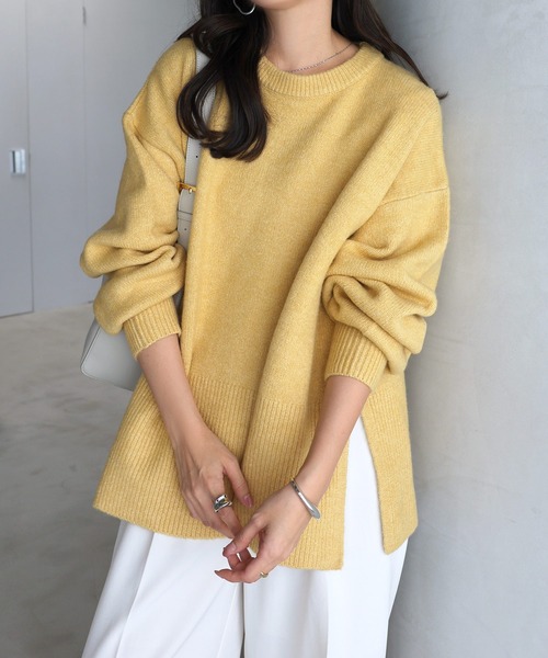 ジェームスパース 長袖ニット 12枚セット+おまけロンT2枚 セール】【新色追加】ショート丈ミックスカラー長袖ニットトップス