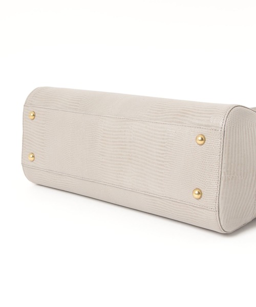 TOFF&LOADSTONE（トフアンドロードストーン）の「【TOFF&LOADSTONE】Jolie lizard L/ ジョリー リザード L（トートバッグ・レディース・グレー/ブラック・FREE）」の9枚目の写真