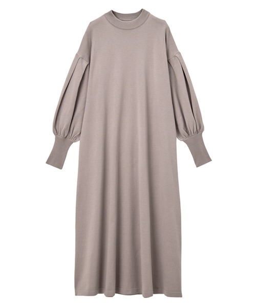 GeeRA(ジーラ)の「パフスリーブフレアーニットワンピース(ワンピース・レディース・ブラック/ネイビー/サンドグレー/杢グレー・MEDIUM/LARGE)」の20枚目の写真