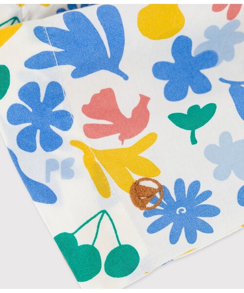 PETIT BATEAU（プチバトー）の「ポプリンプリントスカート（スカート・キッズ・ホワイト・8YEAR/12YEAR/6YEAR/10YEAR）」の3枚目の写真