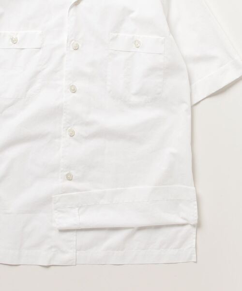 Bagutta(バグッタ)の「BAGUTTA/SLP GM 2ポケットオープンカラーコットンシャツ(シャツ/ブラウス・メンズ・ホワイト・S/XS)」の3枚目の写真