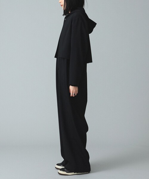 BEAMS BOY（ビームスボーイ）の「maturely / TW Cape Hoody All-in-one（つなぎ/オールインワン・レディース・ブラック/オリーブ・FREE）」の15枚目の写真