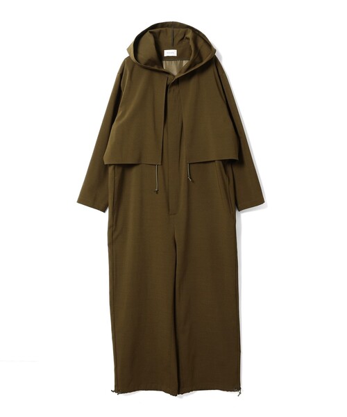 BEAMS BOY（ビームスボーイ）の「maturely / TW Cape Hoody All-in-one（つなぎ/オールインワン・レディース・ブラック/オリーブ・FREE）」の21枚目の写真