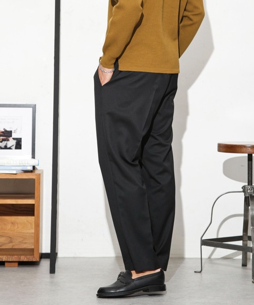 NANO universe（ナノユニバース）の「ＴＷミリタリーイージースラックス（スラックス・メンズ・グレー/ブラック/ベージュ・M/L/S）」の4枚目の写真