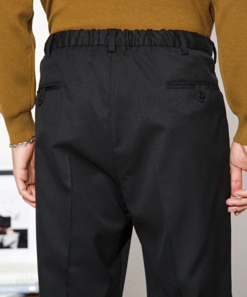 NANO universe（ナノユニバース）の「ＴＷミリタリーイージースラックス（スラックス・メンズ・グレー/ブラック/ベージュ・M/L/S）」の7枚目の写真