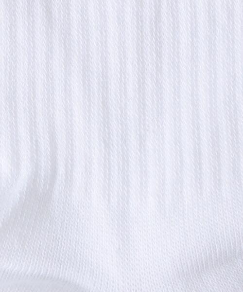 NIKE(ナイキ)の「<NIKE>3P クルーソックス(ソックス/靴下・レディース・ホワイト/ブラック・FREE)」の3枚目の写真