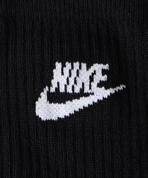 NIKE(ナイキ)の「<NIKE>3P クルーソックス(ソックス/靴下・レディース・ホワイト/ブラック・FREE)」の7枚目の写真