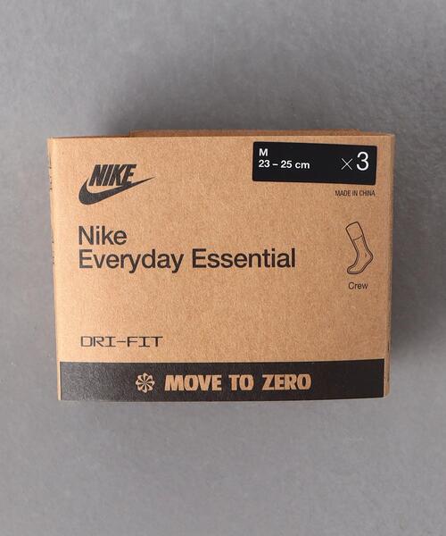 NIKE(ナイキ)の「<NIKE>3P クルーソックス(ソックス/靴下・レディース・ホワイト/ブラック・FREE)」の10枚目の写真