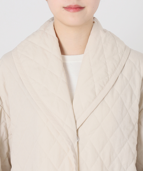 IENA LA BOUCLE（イエナラブークル）の「IENA LA BOUCLE ナイロンキルティングコート（その他アウター・レディース・ホワイト/ブラック・FREE）」の15枚目の写真