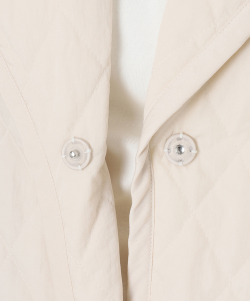 IENA LA BOUCLE（イエナラブークル）の「IENA LA BOUCLE ナイロンキルティングコート（その他アウター・レディース・ホワイト/ブラック・FREE）」の9枚目の写真