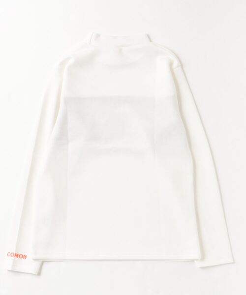 ポンチ ジャージ素材 バイカラー 長袖 モックネック ゴルフウェアシャツ（ゴルフグッズ）｜COMON GOLF（コモンゴルフ）