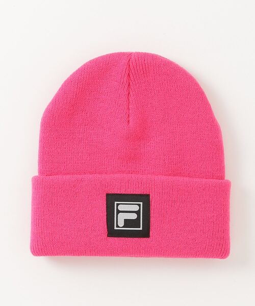 FILA フィラ ロゴ モックネック ニット ピンク ワンピース 訳あり FILA フィラ ロゴ モックネック ニット ピンク ワンピース 訳