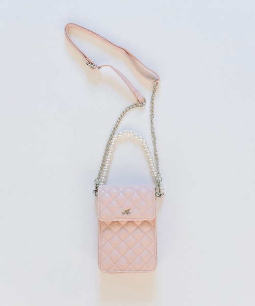 OLIVE des OLIVE（オリーブデオリーブ）の「Aimerianejoie推し入れスマホショルダー　1032200080（ショルダーバッグ・レディース・ブラック/オフホワイト/ピンク/ラベンダー/オレンジ/イエロー/サックスブルー/レッド/ミント・FREE）」の7枚目の写真