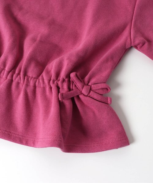 apres les cours(アプレレクール)の「無地・総柄フレアドロストトレーナー(スウェット・キッズ・ミント/アイボリー/ブラック/ローズ・80/90/100/110/120/130/140)」の14枚目の写真