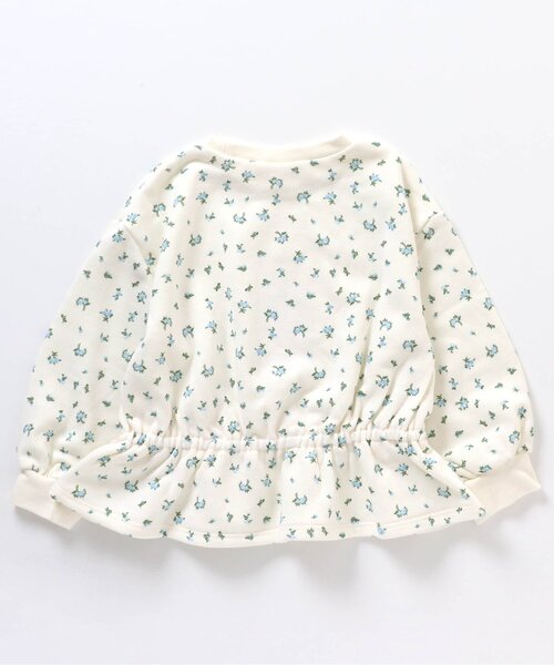 apres les cours(アプレレクール)の「無地・総柄フレアドロストトレーナー(スウェット・キッズ・ミント/アイボリー/ブラック/ローズ・80/90/100/110/120/130/140)」の7枚目の写真