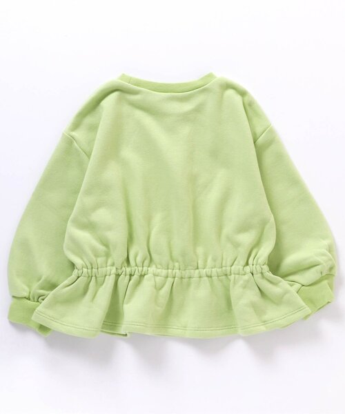 apres les cours(アプレレクール)の「無地・総柄フレアドロストトレーナー(スウェット・キッズ・ミント/アイボリー/ブラック/ローズ・80/90/100/110/120/130/140)」の19枚目の写真