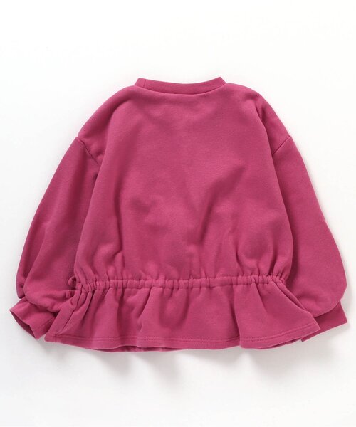 apres les cours(アプレレクール)の「無地・総柄フレアドロストトレーナー(スウェット・キッズ・ミント/アイボリー/ブラック/ローズ・80/90/100/110/120/130/140)」の15枚目の写真