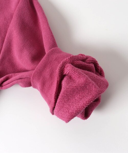 apres les cours(アプレレクール)の「無地・総柄フレアドロストトレーナー(スウェット・キッズ・ミント/アイボリー/ブラック/ローズ・80/90/100/110/120/130/140)」の22枚目の写真