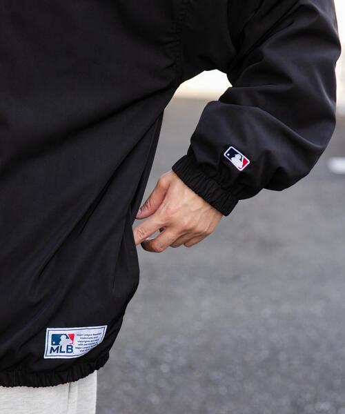 MLB(メジャーリーグベースボール)の「∴WEGO/別注MLBコーチジャケット(ブルゾン・メンズ・ブラック/ダークグレー/ライトグレー・MEDIUM/LARGE)」の8枚目の写真