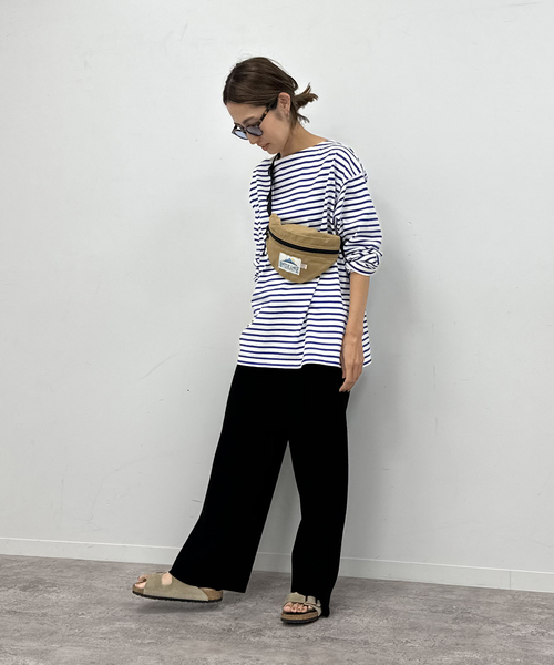 FRAMeWORK（フレームワーク）の「【BATTLE LAKE/バトルレイク】canvas mini pouch（ショルダーバッグ・レディース・キャメル・FREE）」の4枚目の写真