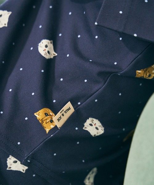 PAUL&JOE(ポールアンドジョー)の「【PAUL&JOE】ヌネット&ジプシードットプリント ラグランスリーブTシャツ(ルームウェア/パジャマ・レディース・ピンク/ネイビー・M/L)」の17枚目の写真