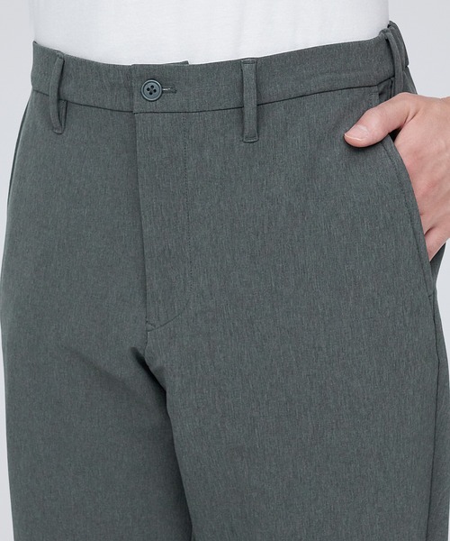 誰でも！無印良品　防風裏起毛ストレッチ　テーパードパンツ　Lサイズ　黒＋グレー 無印良品 パンツ 防風裏起毛ストレッチテーパードパンツ メンズ