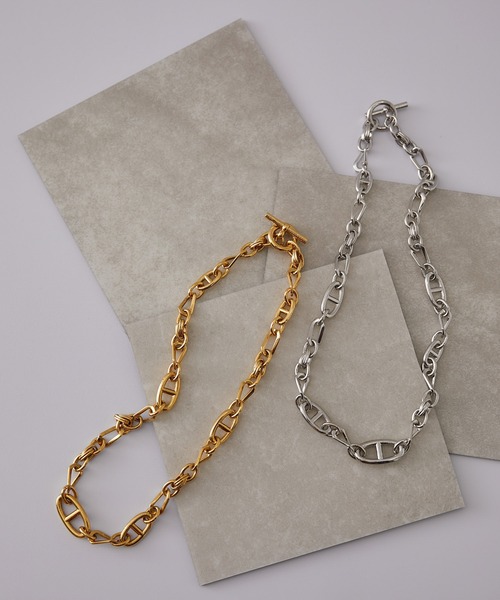 JUNRED（ジュンレッド）の「ital.from JUNRed / multichain link necklace（ネックレス・メンズ・シルバー/ゴールド・FREE）」の11枚目の写真
