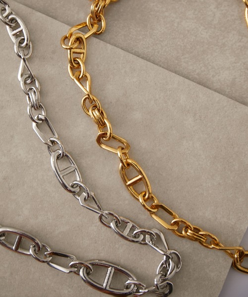 JUNRED（ジュンレッド）の「ital.from JUNRed / multichain link necklace（ネックレス・メンズ・シルバー/ゴールド・FREE）」の13枚目の写真