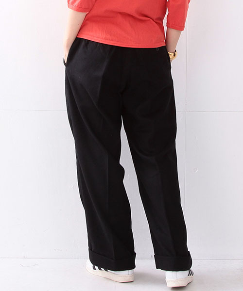 BEAMS BOY(ビームスボーイ)の「BEAMS BOY / フラノ ワイドストレート(その他パンツ・レディース・ライトグレー/ブラック・0/1)」の22枚目の写真