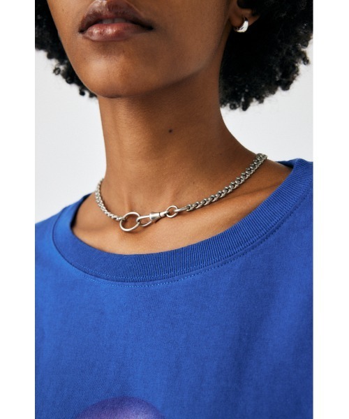MOUSSY（マウジー）の「CLUB CHAIN ネックレス（ネックレス・レディース・シルバー/ゴールド・FREE）」の2枚目の写真