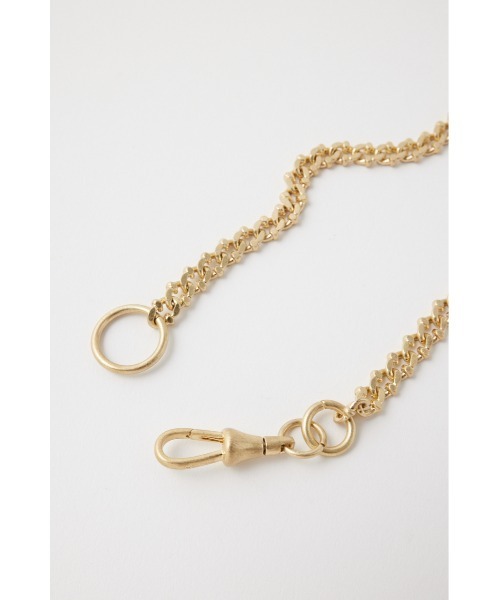 MOUSSY（マウジー）の「CLUB CHAIN ネックレス（ネックレス・レディース・シルバー/ゴールド・FREE）」の4枚目の写真